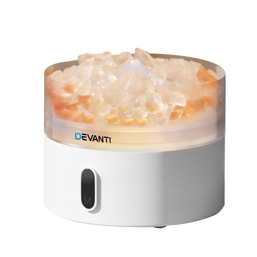 Devanti Aroma Diffuser with Himalayan Salt Crystals