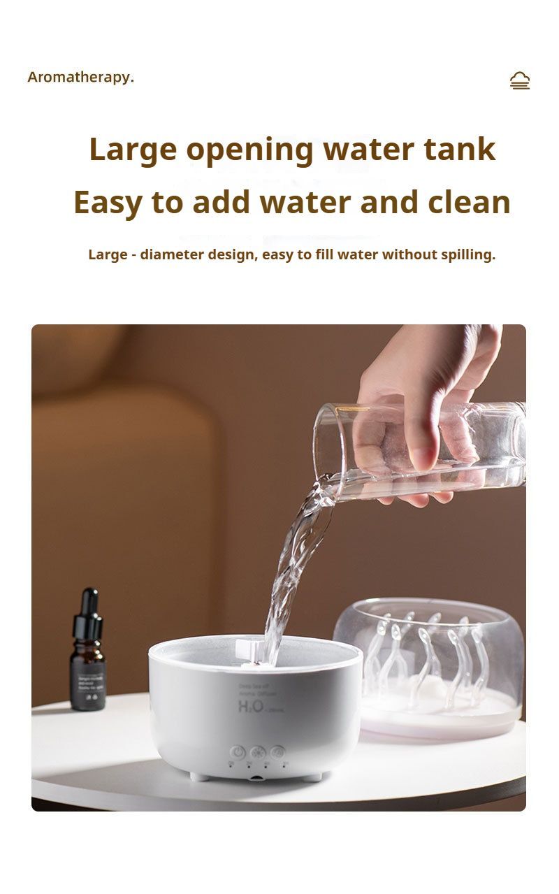 Deep Sea Elf Aroma Diffuser Jellyfish Mood Light Mist Humidifier