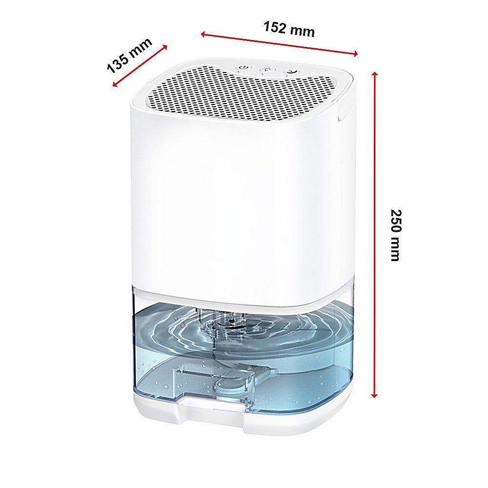 1000ML Mini Dehumidifier in action within Australian office setting, demonstrating quiet operation and effective moisture removal for workspace comfort